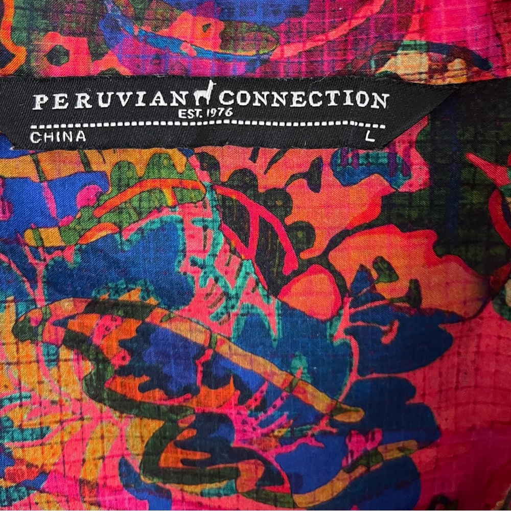 Peruvian Connection Multi Color Abstract Print Lo… - image 3